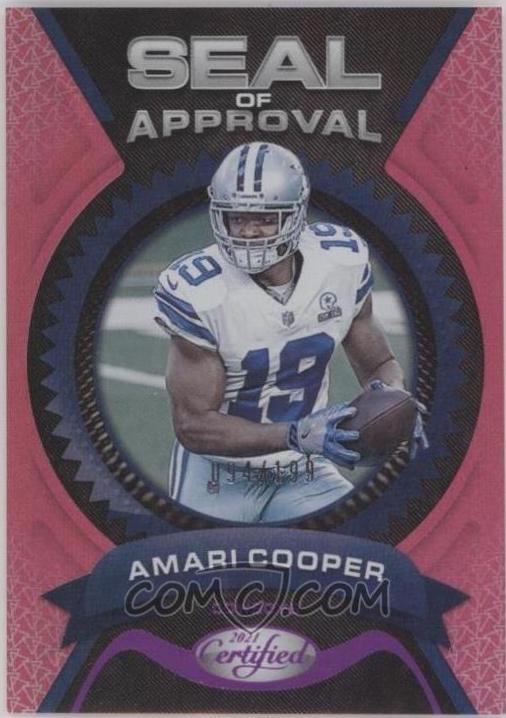 Amari Cooper #SA-2 Football Cards 2015 Panini Certified