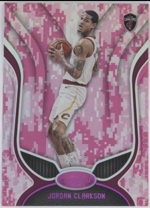 Jordan Clarkson #44 Basketball Cards 2019 Panini Certified