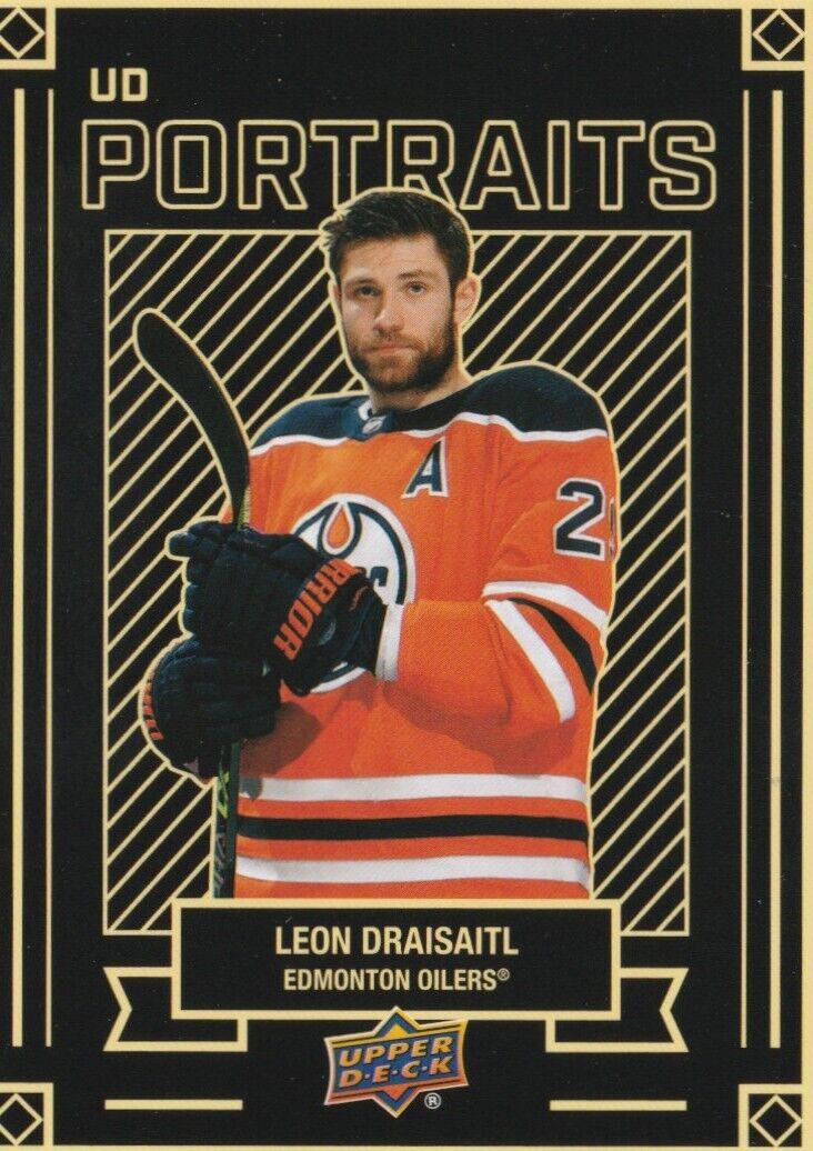 Leon Draisaitl #P-19 Hockey Cards 2022 Upper Deck UD Portraits