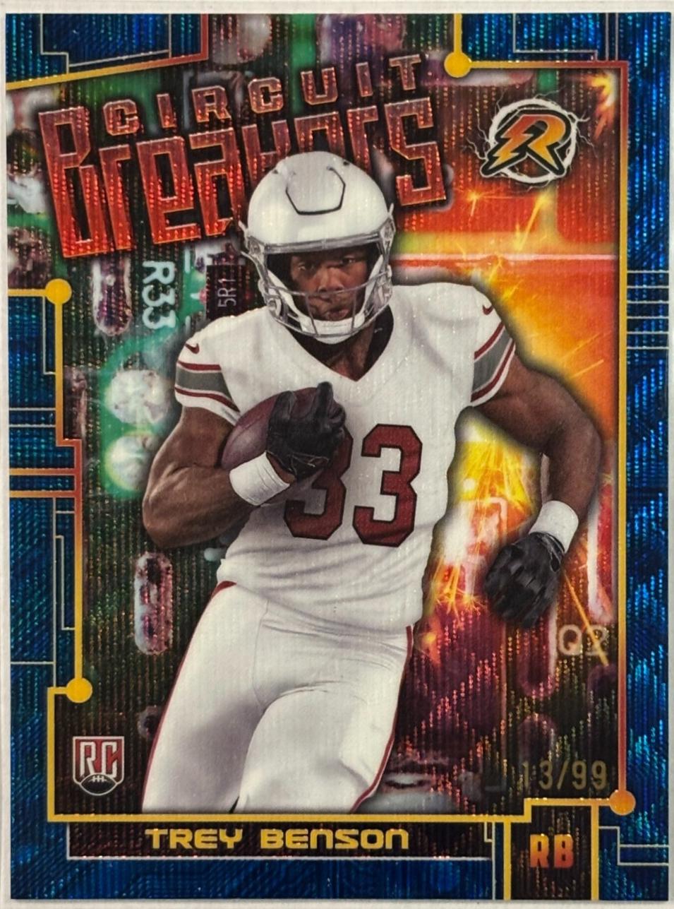 Trey Benson [Blue Surge] #CB-11