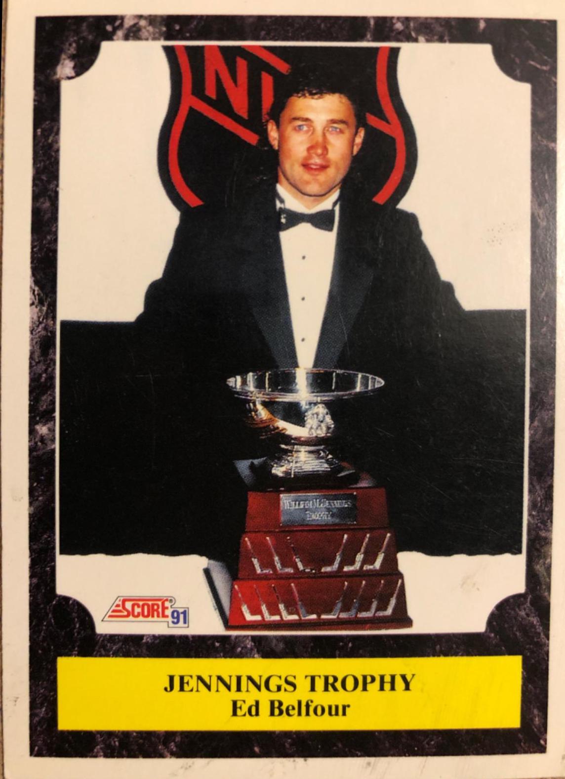 Ed Belfour #323 1991 Score Canadian Hockey