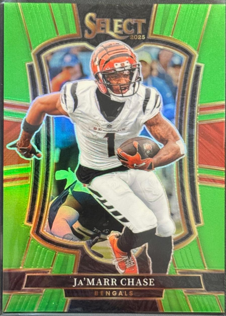 Ja'Marr Chase [Neon Green Prizm] #157