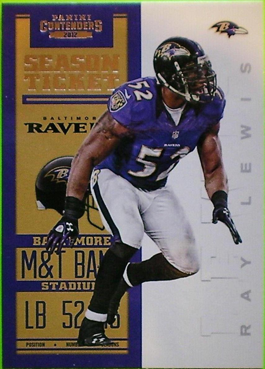 Ray Lewis #8 Football Cards 2012 Panini Contenders