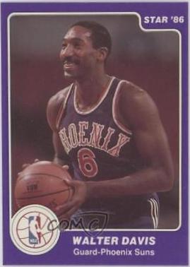Walter Davis #36 Basketball Cards 1985 Star