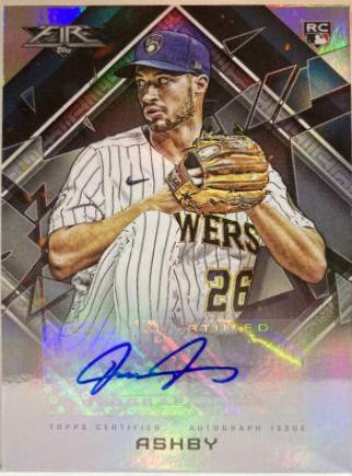 Aaron Ashby #FA-AA Baseball Cards 2022 Topps Fire Autographs