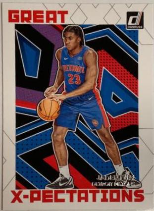 Jaden Ivey #4 Basketball Cards 2022 Panini Donruss Great X Pectations