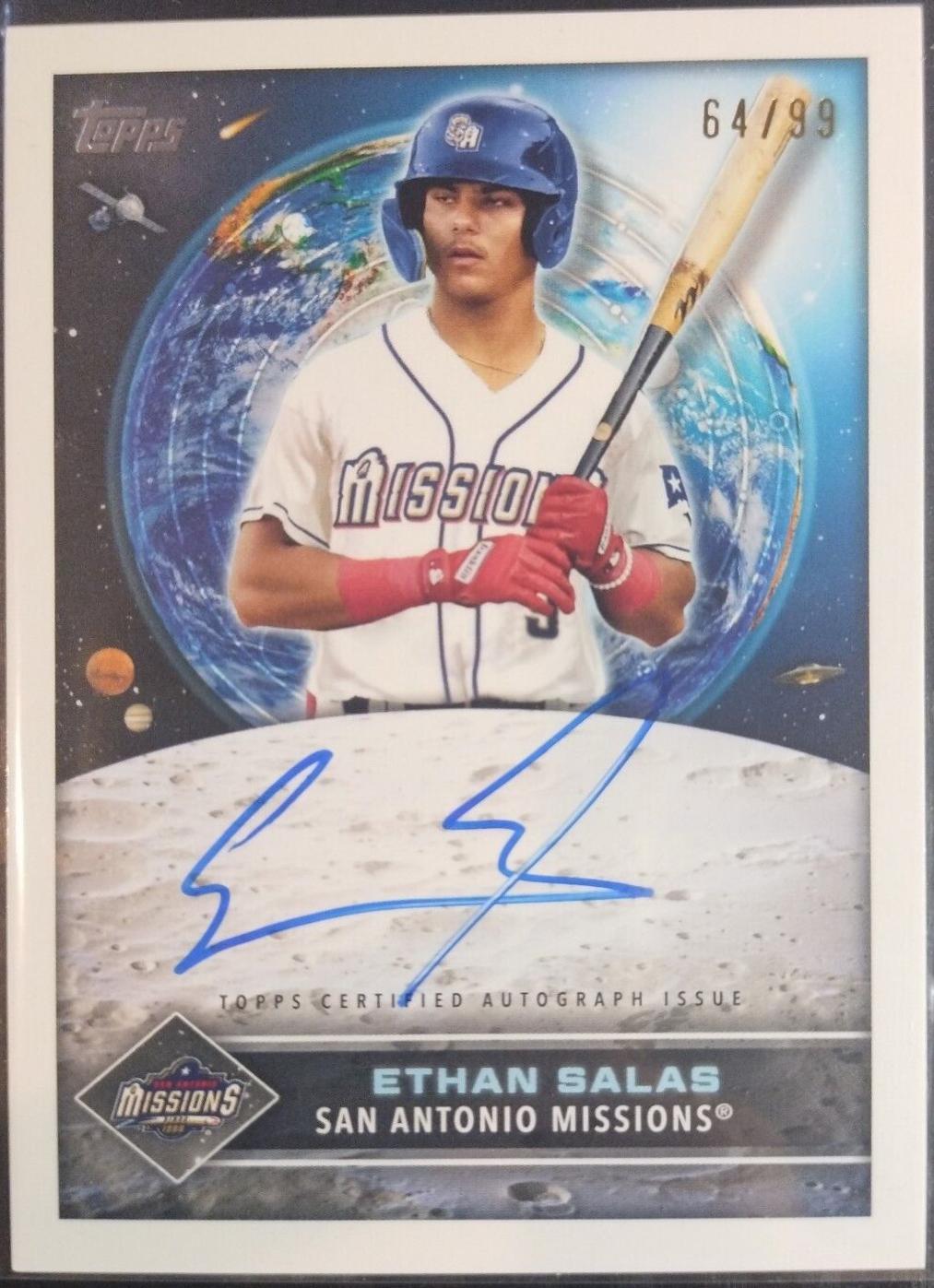 Ethan Salas #FCA-ES Baseball Cards 2024 Topps Pro Debut Future Cornerstones Autograph