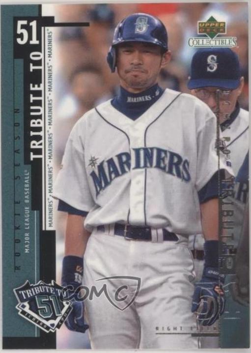 Ichiro Suzuki #I20 Baseball Cards 2001 Upper Deck Collectibles Ichiro Tribute to 51