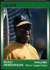 Rickey Henderson #82 1991 Star Silver Edition Baseball