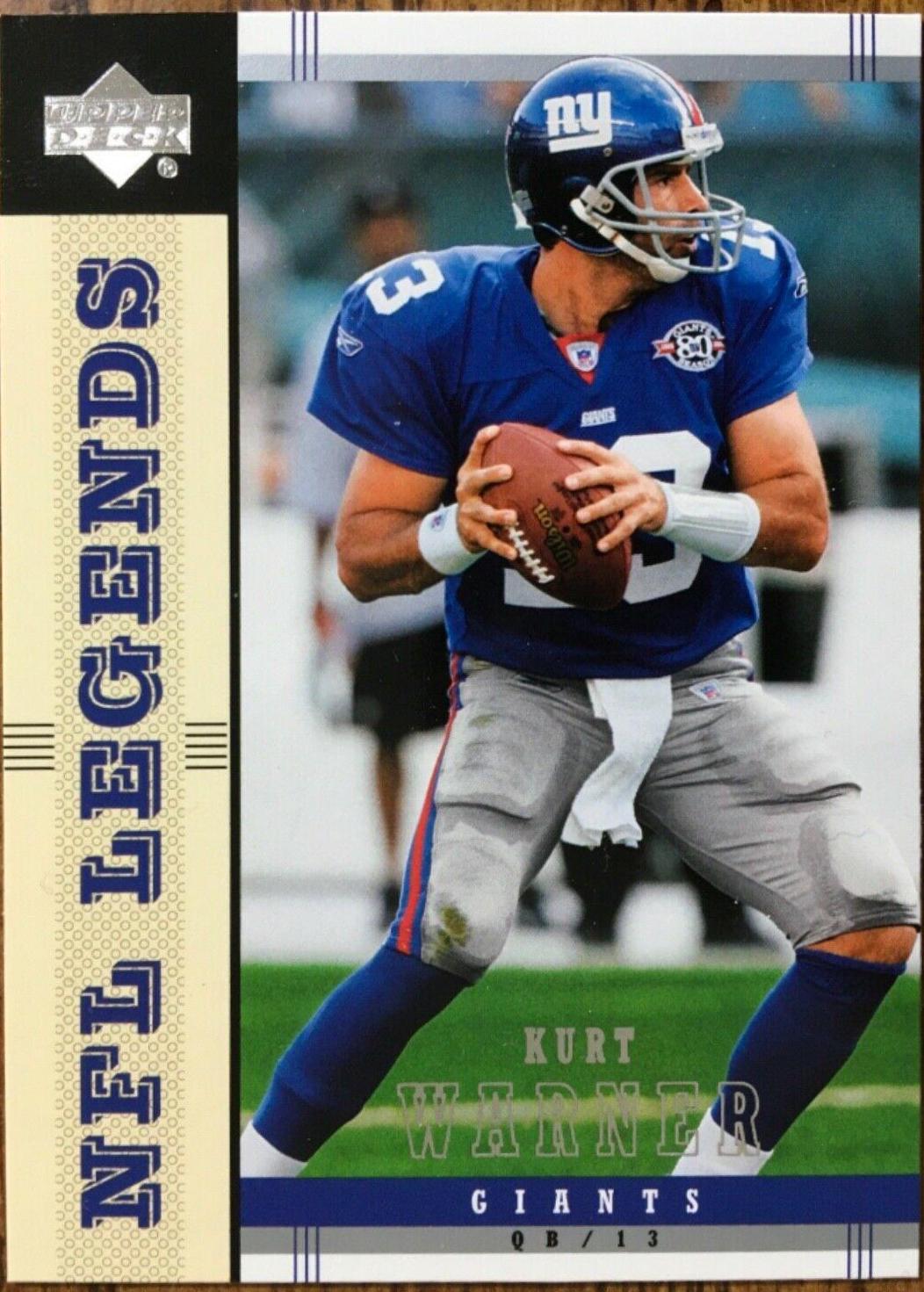 Kurt Warner #58 2004 Upper Deck Legends Football