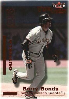 Barry Bonds #9 Baseball Cards 2001 Fleer Triple Crown