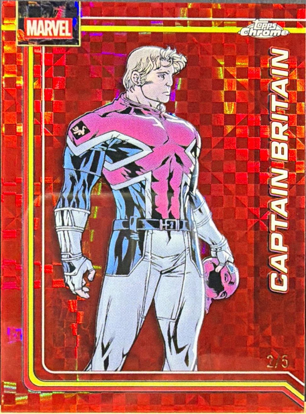 Captain Britain Red Refractor