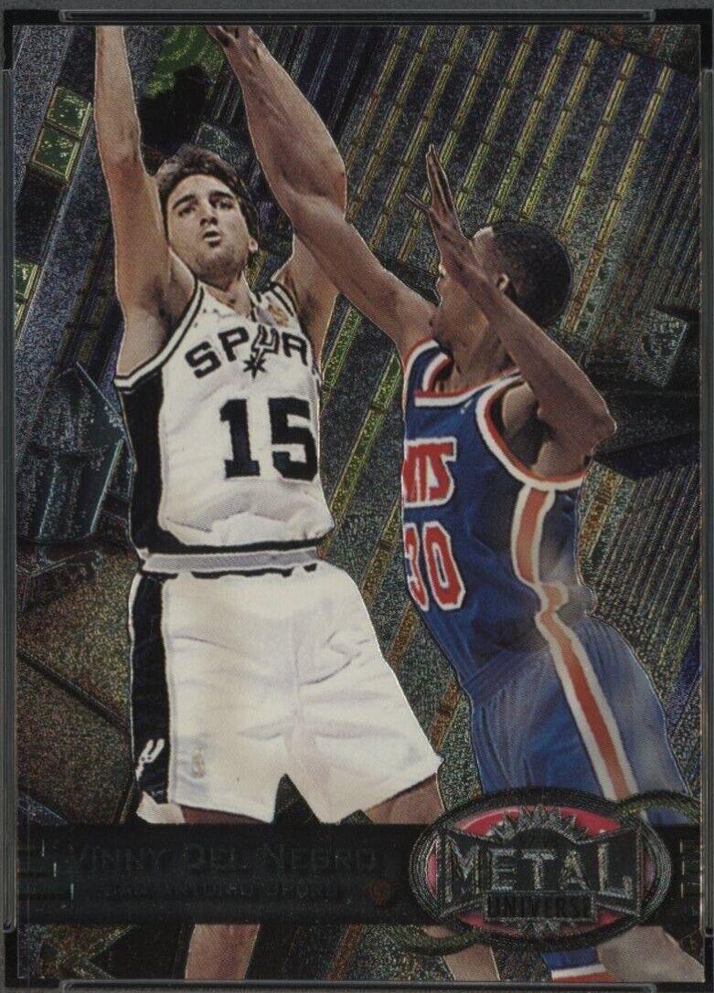 Vinny Del Negro Precious Metal Gems #13 Basketball Cards 1997 Metal Universe