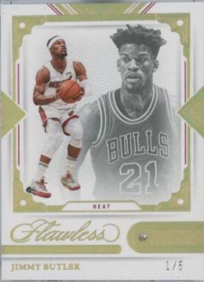 Jimmy Butler #162 Basketball Cards 2021 Panini Flawless