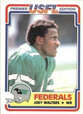 Joey Walters #131 Football Cards 1984 Topps USFL