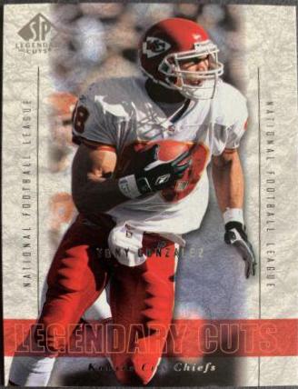 Tony Gonzalez #43 Football Cards 2002 SP Legendary Cuts