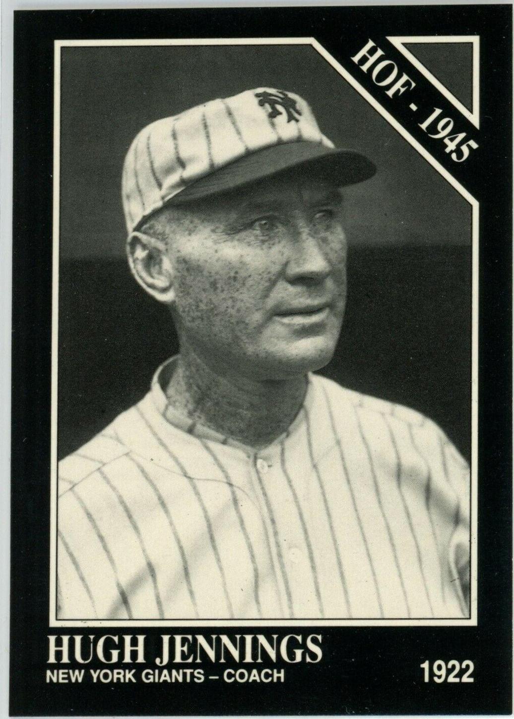 Hugh Jennings #16 Baseball Cards 1991 Conlon Collection