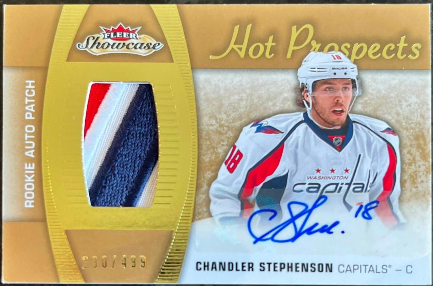 Chandler Stephenson #184 2015 Fleer Showcase Hockey