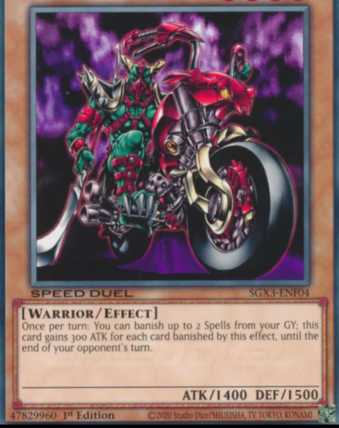 Chaosrider Gustaph SGX3-ENF04 Prices | YuGiOh Speed Duel GX: Duelists of  Shadows | YuGiOh Cards