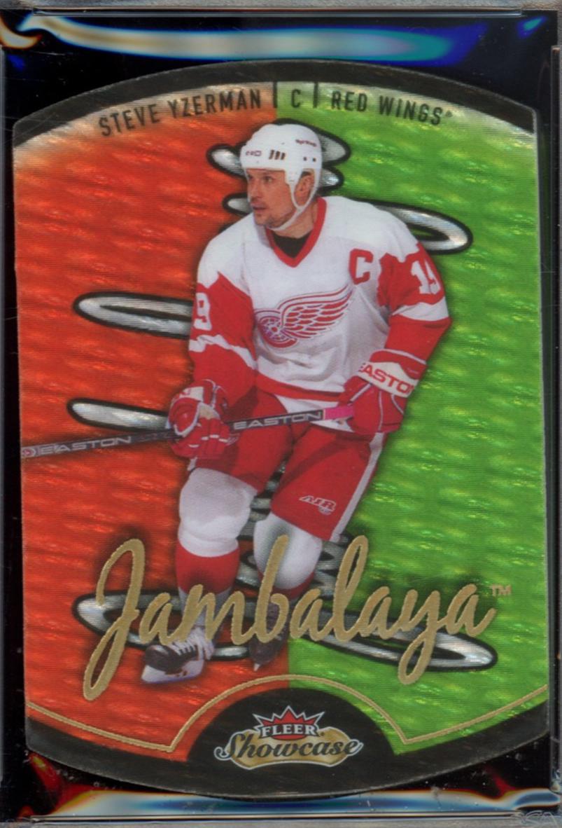 Steve Yzerman #11 Hockey Cards 2013 Fleer Showcase Jambalaya