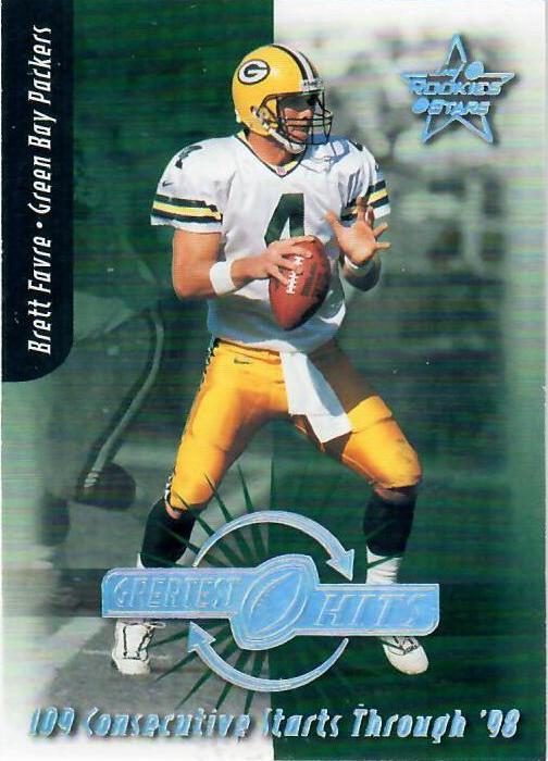 Brett Favre #GH-8 Football Cards 1999 Leaf Rookies & Stars Greatest Hits