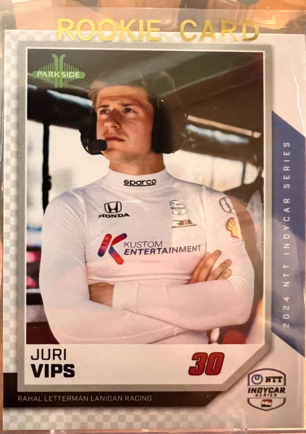 Juri Vips #65 Prices | 2024 Parkside NTT IndyCar | Racings Cards