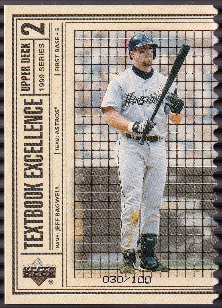 Jeff Bagwell #T12 Baseball Cards 1999 Upper Deck Textbook Excellence