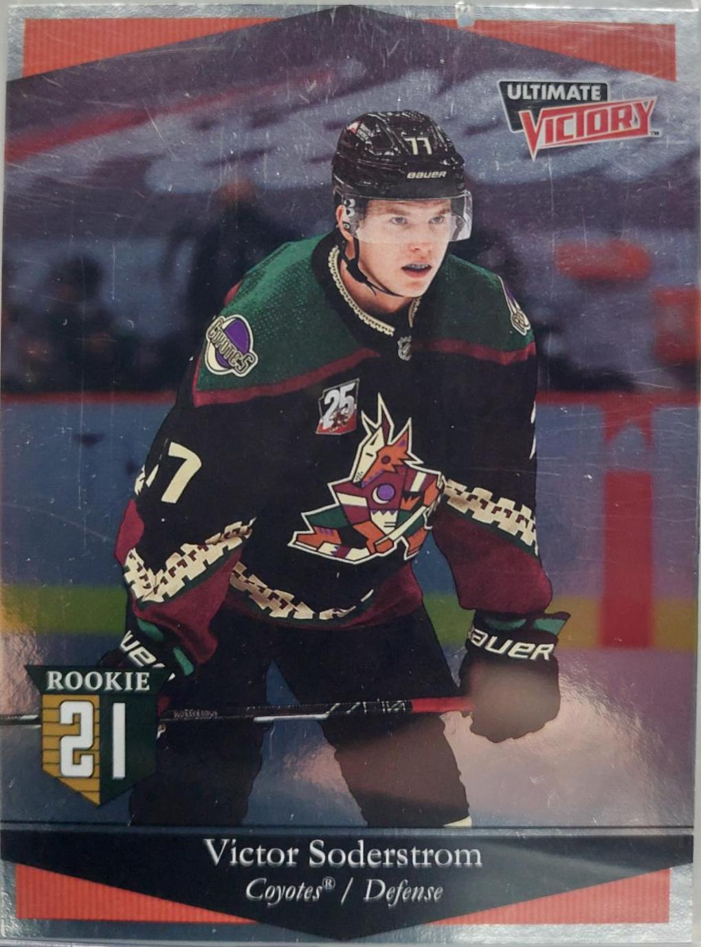 Victor Soderstrom #UV-41 Hockey Cards 2020 Upper Deck Ultimate Victory