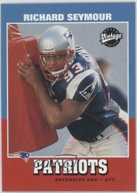 Richard Seymour #238 Football Cards 2001 Upper Deck Vintage
