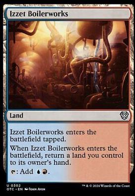 Izzet Boilerworks (Magic Outlaws of Thunder Junction Commander)