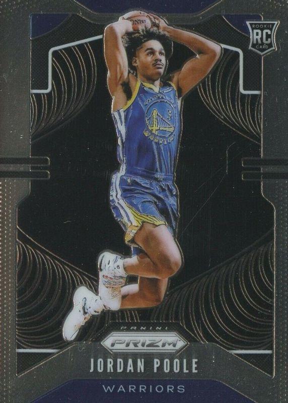 Jordan Poole #272 Basketball Cards 2019 Panini Prizm