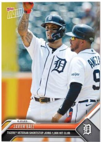 Javier Baez #475 2023 Topps Now Baseball
