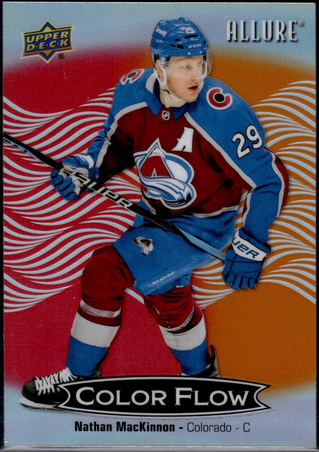 Nathan MacKinnon #CFL-39 2024 Upper Deck Allure Color Flow Hockey