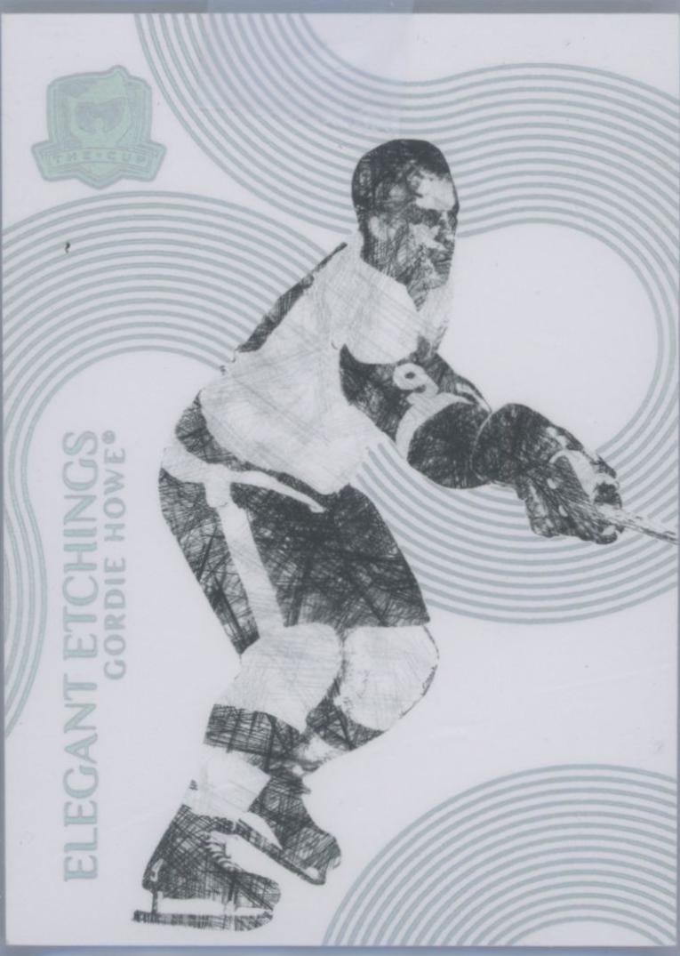 Gordie Howe #EL-GH 2024 Upper Deck The Cup Elegant Etchings Autograph Hockey