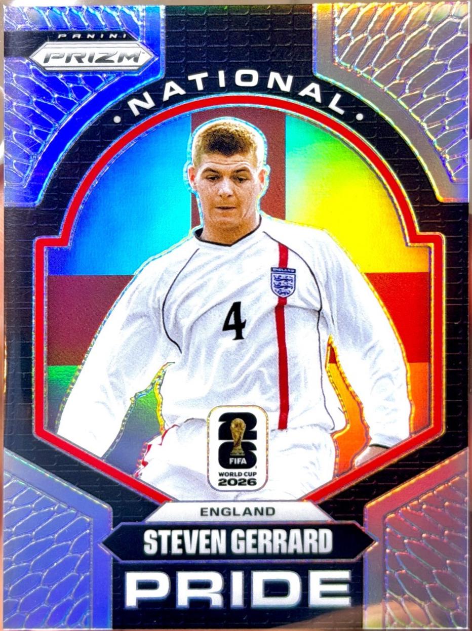 Steven Gerrard #40 2026 Panini Prizm FIFA National Pride