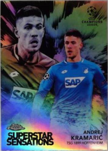 Andrej Kramaric #SS-AK Soccer Cards 2018 Topps Chrome UEFA Champions League Superstar Sensations