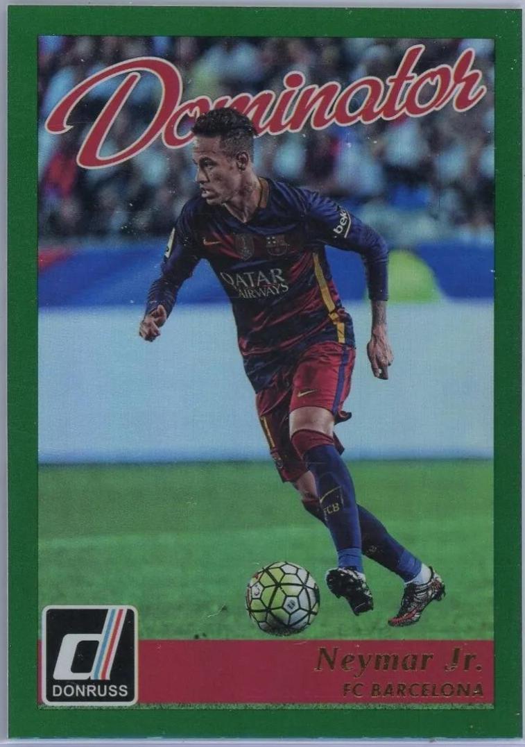 Neymar Jr. #17 Soccer Cards 2016 Panini Donruss Dominator