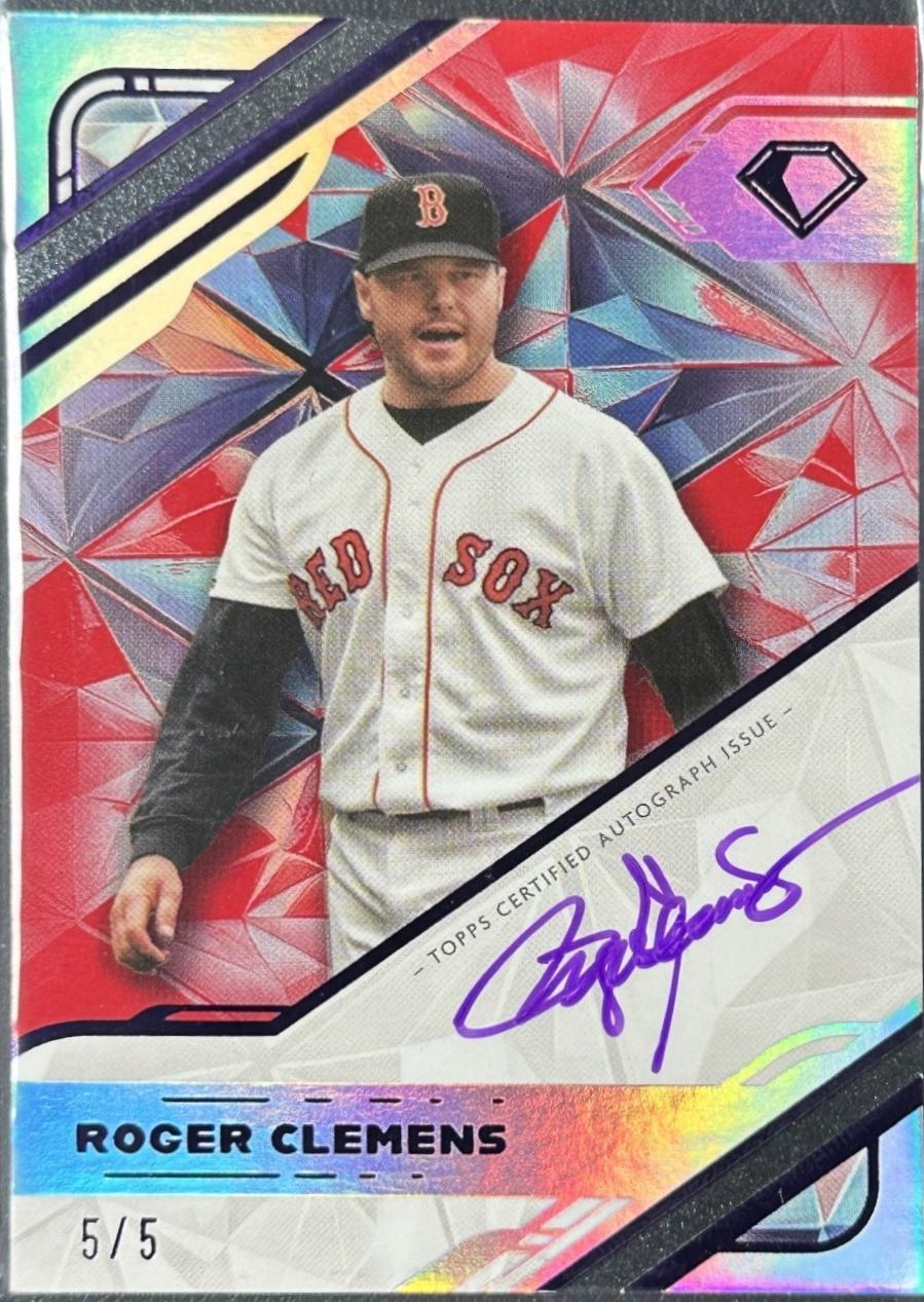 Roger Clemens [Purple Ink Red] #WPA-RC