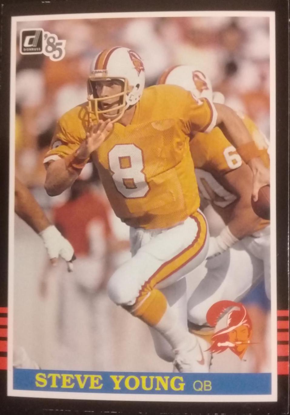 Steve Young #8 Football Cards 1996 Panini Donruss What If