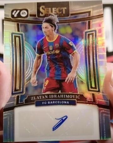 Zlatan Ibrahimovic #30 Soccer Cards 2023 Panini Select La Liga Signatures