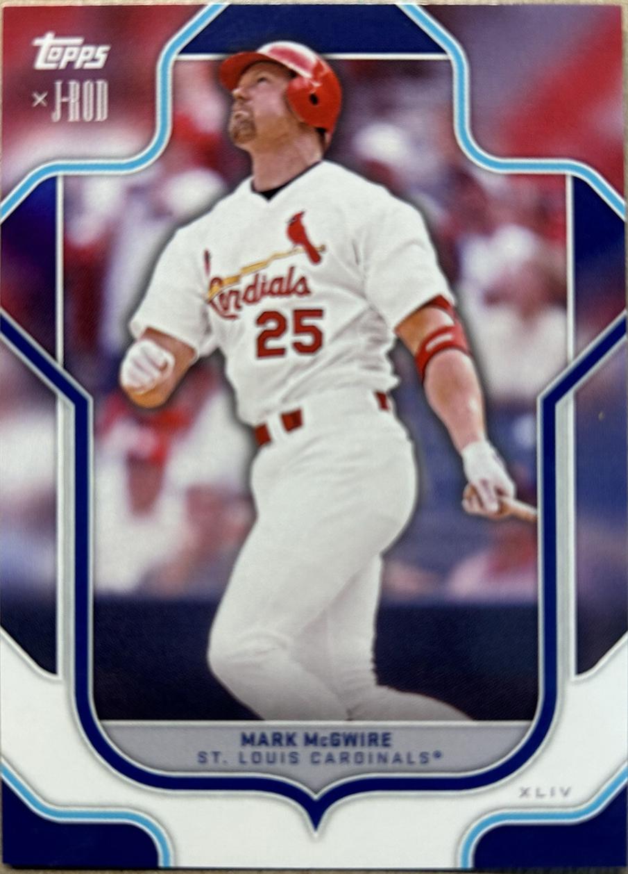 Mark McGwire #63 2023 Topps X J Rod The Show Out Collection Baseball