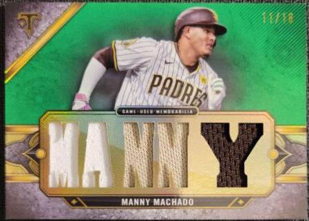 Manny Machado #TTR-MM1 2024 Topps Triple Threads Baseball Relic