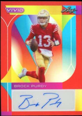 Brock Purdy [Prismatic Red] #BA-BP1