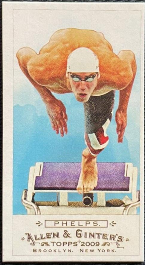 Michael Phelps [Mini Allen & Ginter Back] #276