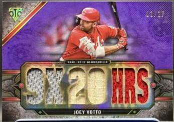 Joey Votto #TTR-JV5 2024 Topps Triple Threads Baseball Relic