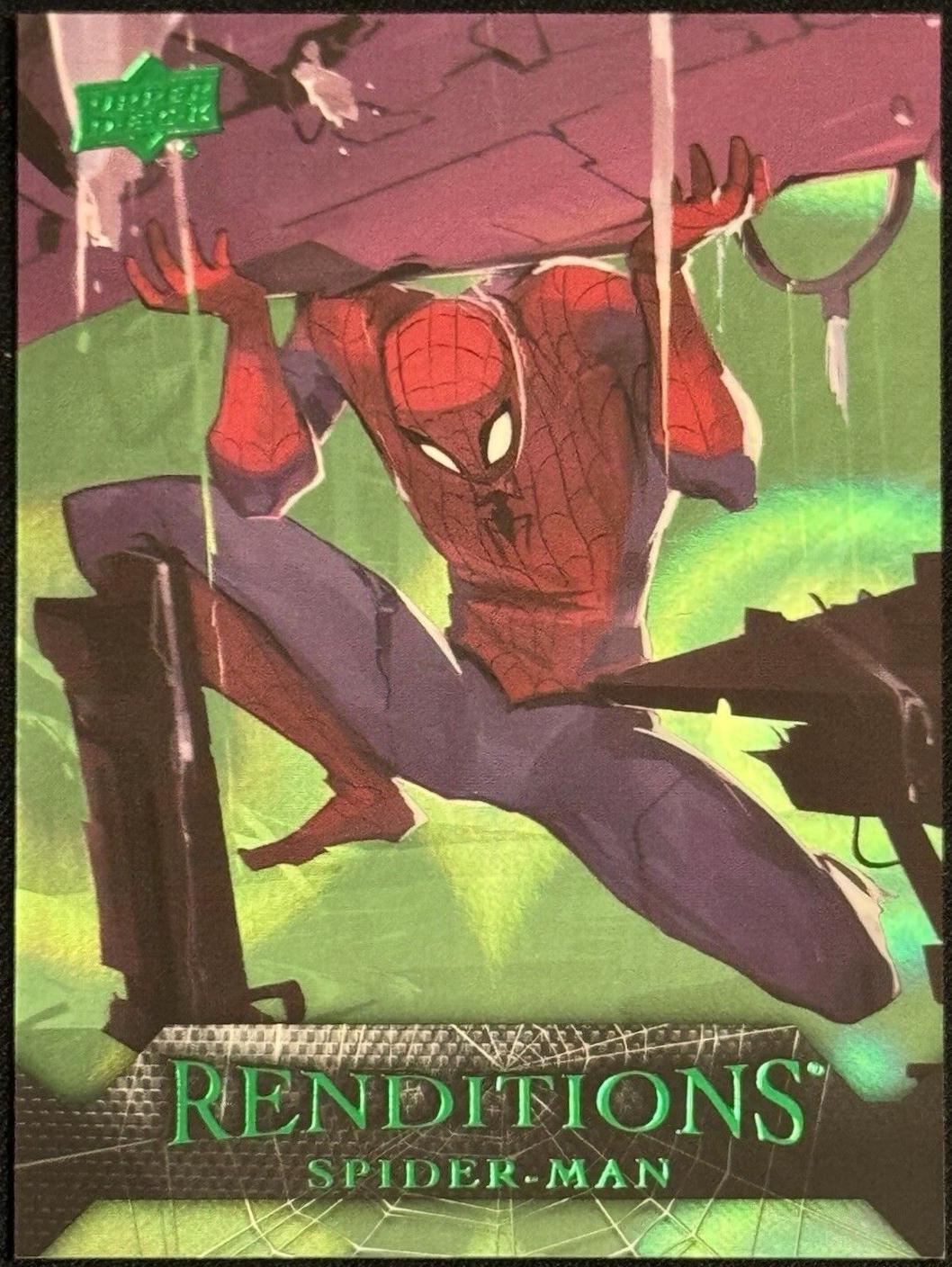 Spider-Man [Green] #38 Prices | Marvel 2024 Upper Deck Spider-Man ...