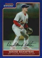 David Eckstein [Orange Refractor] #133 Baseball Cards 2006 Bowman Chrome Prices