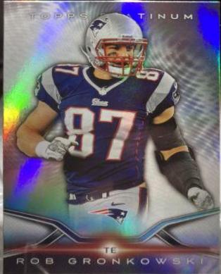 Rob Gronkowski #20 Football Cards 2014 Topps Platinum