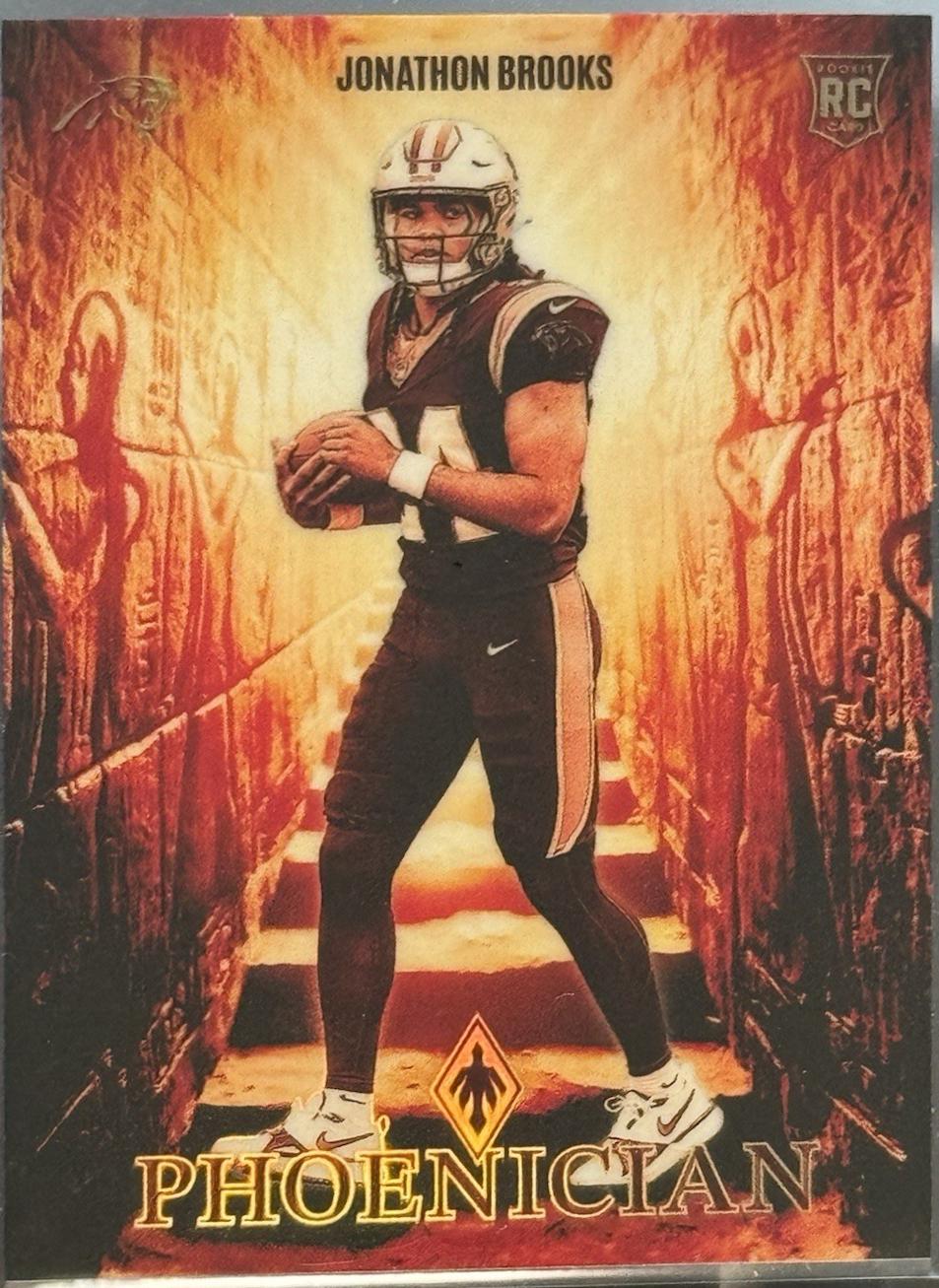 Jonathon Brooks #11 Football Cards 2024 Panini Phoenix Phoenician