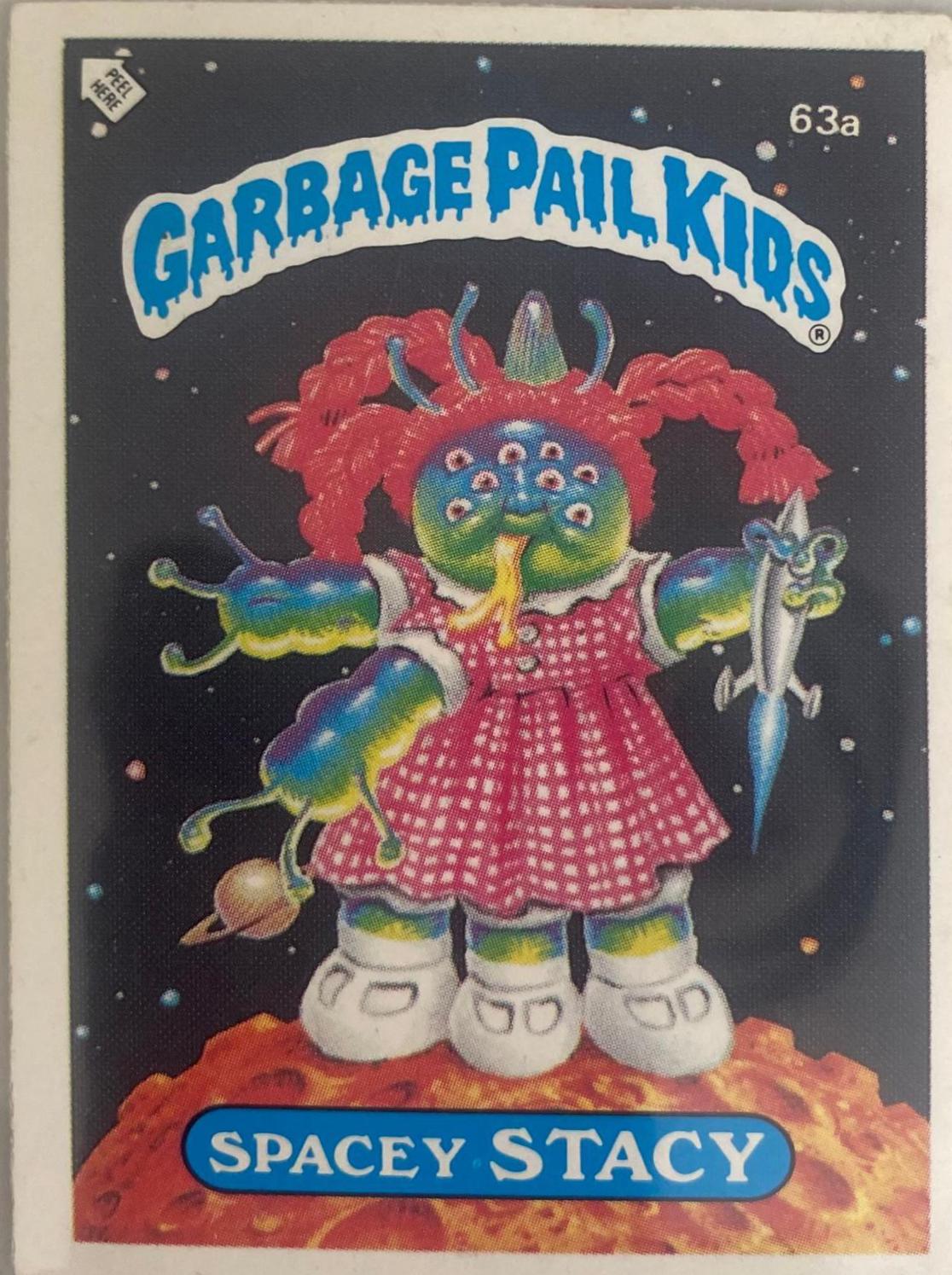 Spacey Stacey #63A Garbage Pail Kids 1985 Mini